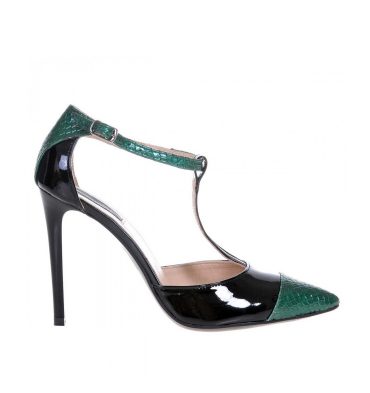 pantofi-stiletto-piele-lacuita-negra-piele-imprimeu-verde-1