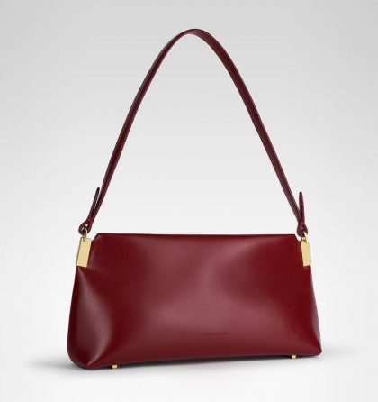 Geanta dama Aurora baguette burgundy